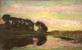 River landscape with…/c. 1907