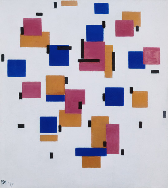 Composition in Col. B from Piet Mondrian