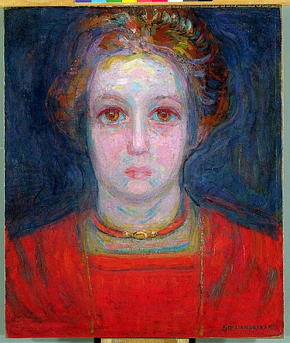 Portrait of a Girl in Red from Piet Mondrian