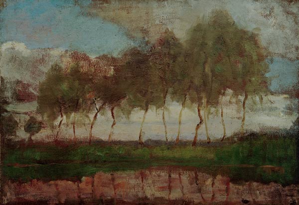 The Gein: Trees By The Water from Piet Mondrian