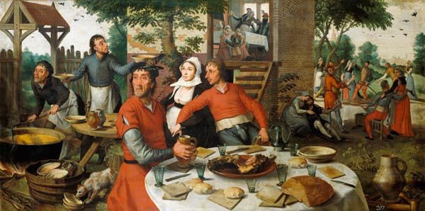 Farmer feast. from Pieter Aertzen