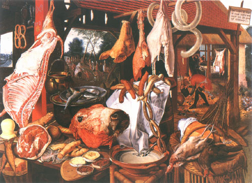 The butcher shop from Pieter Aertzen