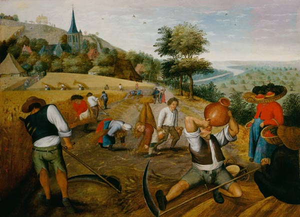 The summer from Pieter Brueghel the Younger