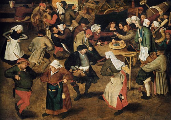Der Hochzeitstanz in der Scheune. from Pieter Brueghel the Younger