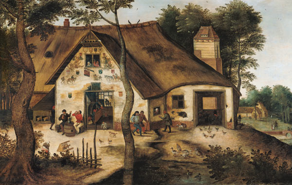 The pub of St. Michel from Pieter Brueghel the Younger