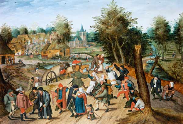 The Return from the Kermesse (panel) from Pieter Brueghel the Younger