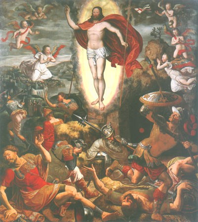 Resurrection of Jesu from Pieter Claeissens d. Ä.