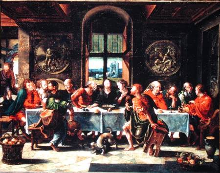 The Last Supper from Pieter Coecke van Aelst
