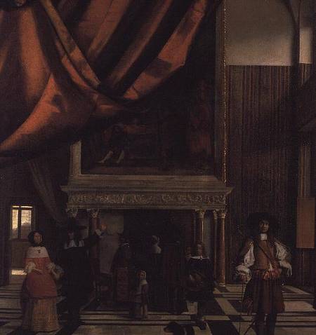 The Council Chamber of the Burgermasters from Pieter de Hooch