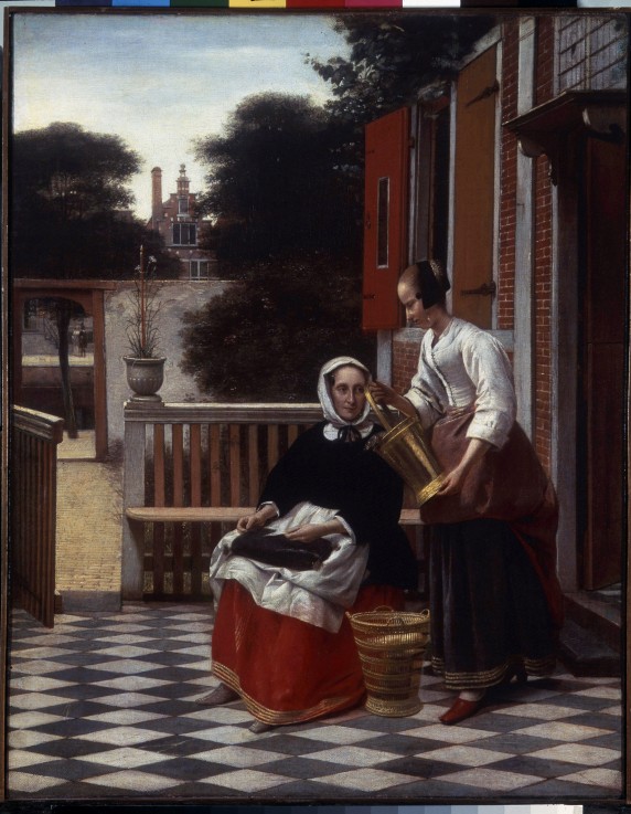 A Mistress and Her Maid from Pieter de Hooch