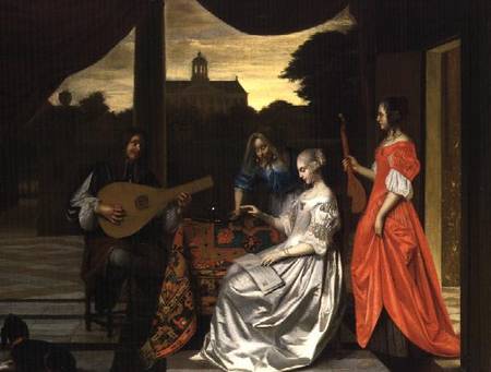 Musical Scene in Amsterdam from Pieter de Hooch