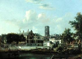 View of the Schelde and the Sint Baafskathedraal, Ghent