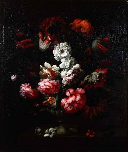 Still life of flowers in an urn (pair of 78177) from Pieter Hardime