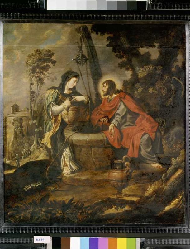 Christ and the Samariterin from Pieter, Pietersz Lastman