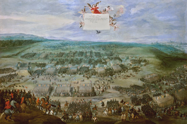 The battle at the white mountain on 11-8-1620 from Pieter Snayers