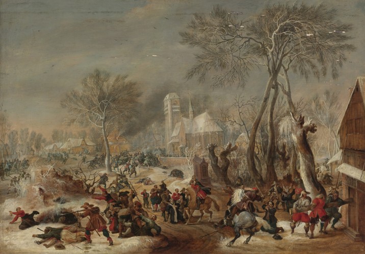 The Sack of a Village from Pieter Snayers