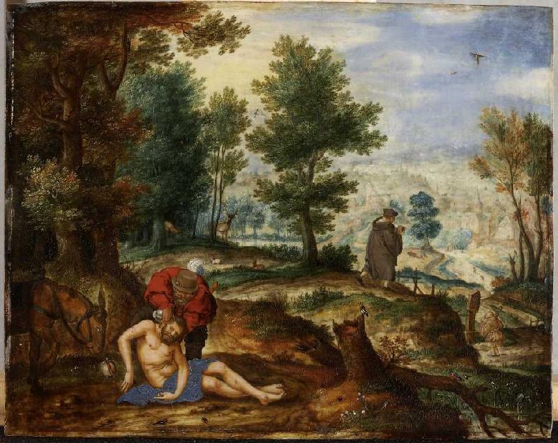 Landschaft mit barmherzigen Samariter. from Pieter Stevens