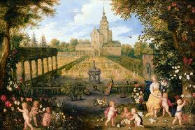 Flora in the garden flowers and trees of Jan Brueghel of this year