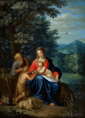 The Holy Family with the Infant St. John the Baptist