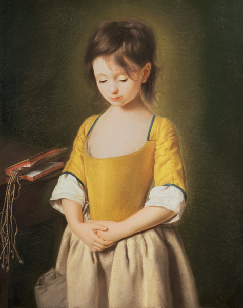 Portrait of a Young Girl, La Penitente from Pietro Antonio Conte Rotari
