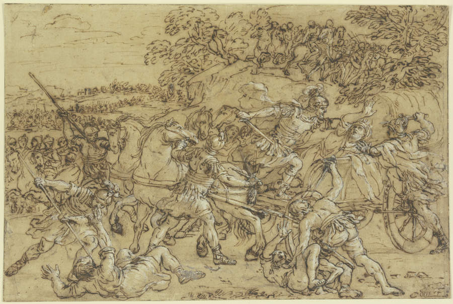 The Battle of Alexander at Issus from Pietro da Cortona