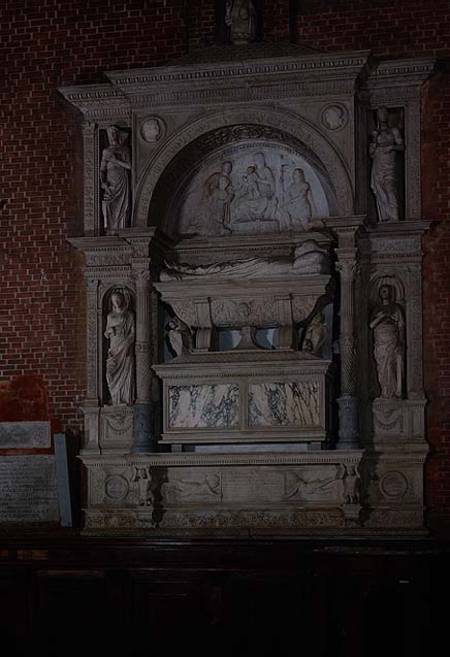 Tomb of Doge Nicolo Marcello (d.1474) from Pietro  Lombardo