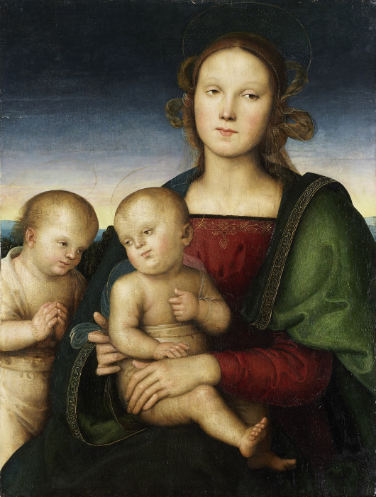 Madonna and Child with the Infant St. John from Pietro Perugino