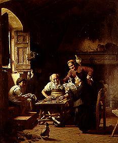 With the old shoemaker from Pietro Saltini