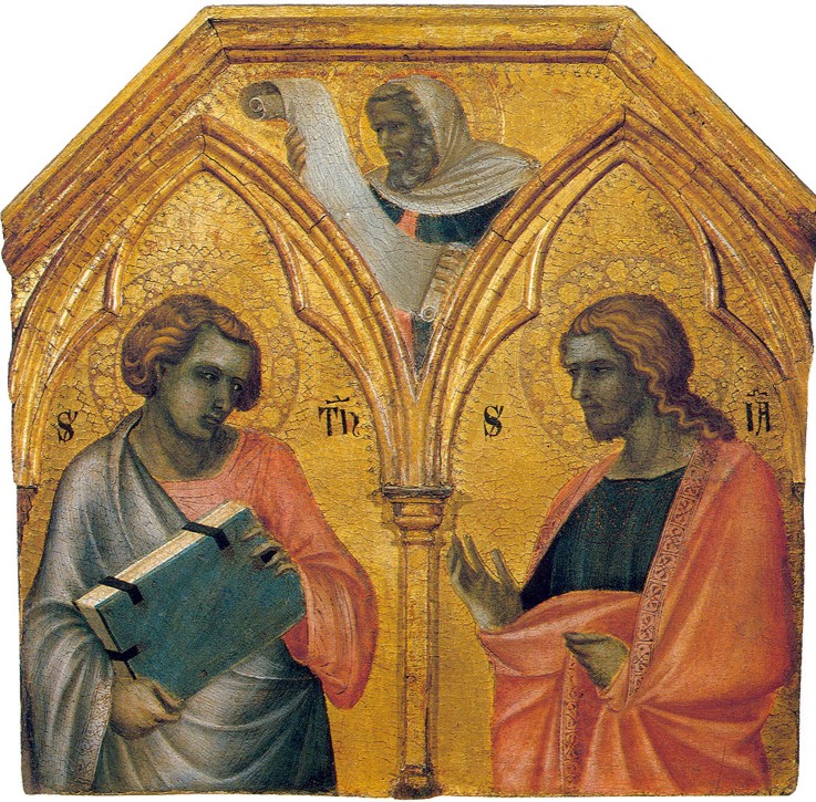 Saint Thomas and Saint James the Less (Predella panel) from Pietro Lorenzetti