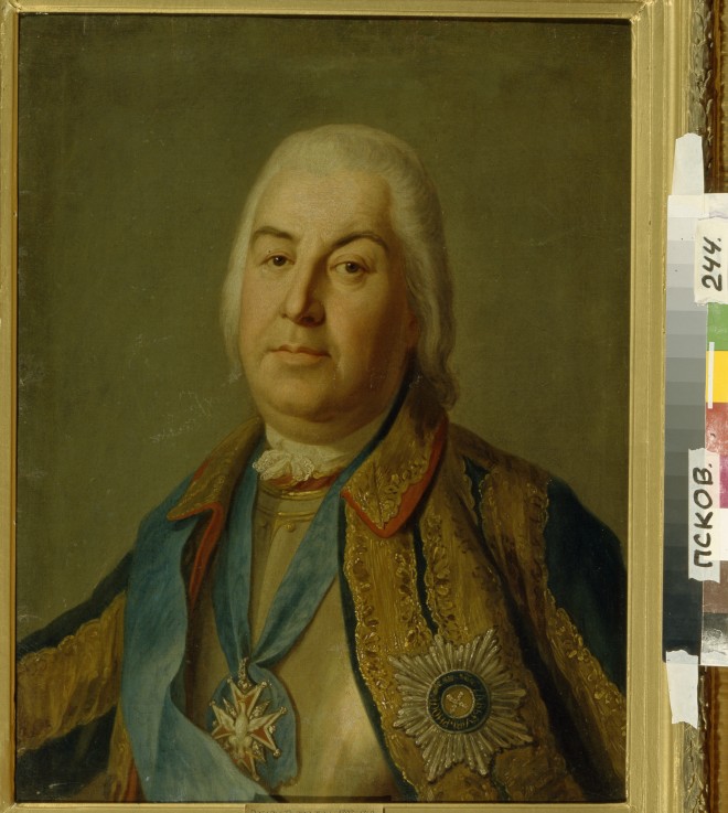 Portrait of Count Pyotr Semyonovich Saltykov (1697–1772) from Pietro Antonio Rotari