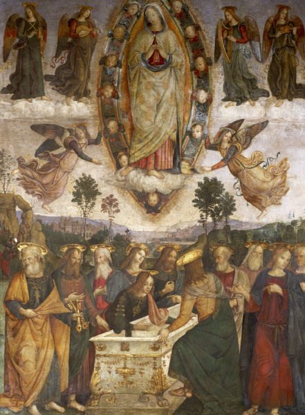 Pinturicchio / Ascension of Mary from Pinturicchio