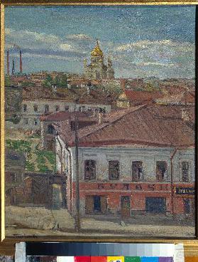 Blick auf Moskau, Anfang 20.  Jahrhundert