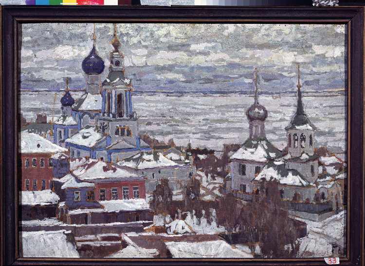 Türme von Rostow im Winter from Pjotr Petrowitschev