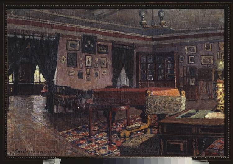 Wohnzimmer im Haus des Komponisten Pjotr Tschaikowski in Klin from PjotrIwanowitsch Petrowitschew