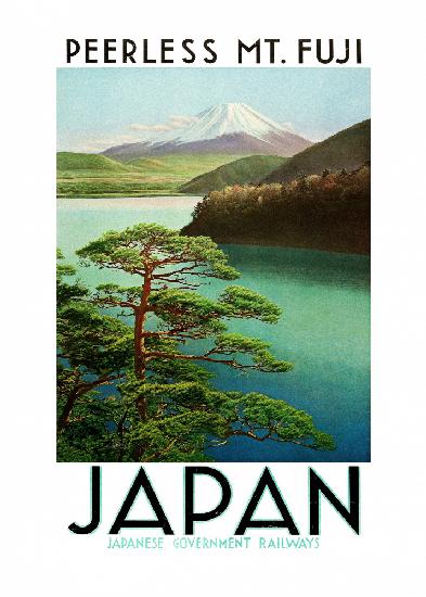 1930s Japan Travel Poster Japanese Government Railways