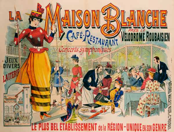 La Maison Blanche from Advertising art