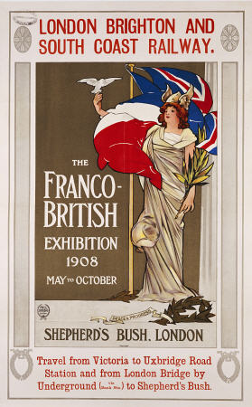 The Franco-British Exhibition, 1908 from Advertising art