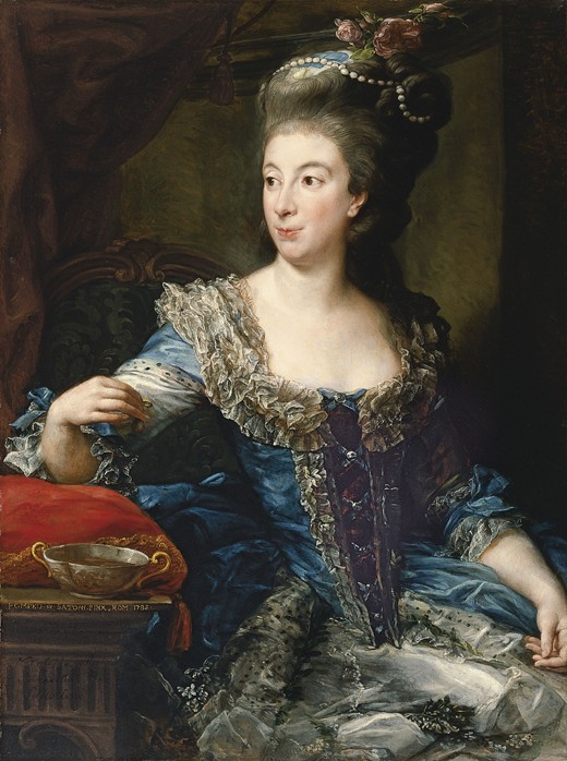 Portrait of the Countess Maria Benedetta di San Martino from Pompeo Girolamo Batoni