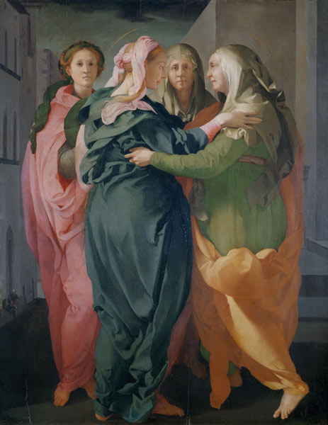 The Visitation from Jacopo Pontormo,Jacopo Carucci da