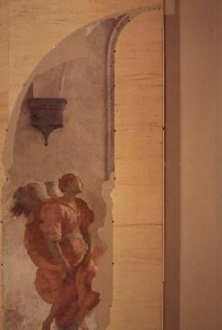 The Annunciation (detail of an angel) from Jacopo Pontormo,Jacopo Carucci da