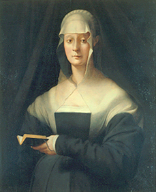 Bildnis der Maria Salviati from Jacopo Pontormo,Jacopo Carucci da