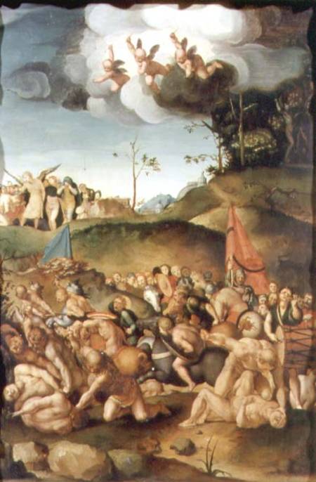 The Martyrdom of the Ten Thousand from Jacopo Pontormo,Jacopo Carucci da