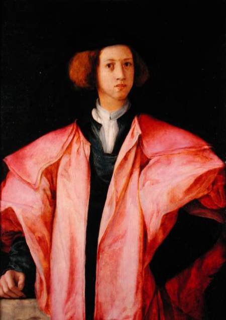 Portrait of a Young Man from Jacopo Pontormo,Jacopo Carucci da