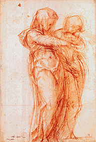 Two stationary women from Jacopo Pontormo,Jacopo Carucci da