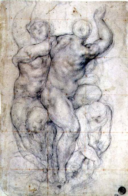 Study for a Group of Nudes from Jacopo Pontormo,Jacopo Carucci da