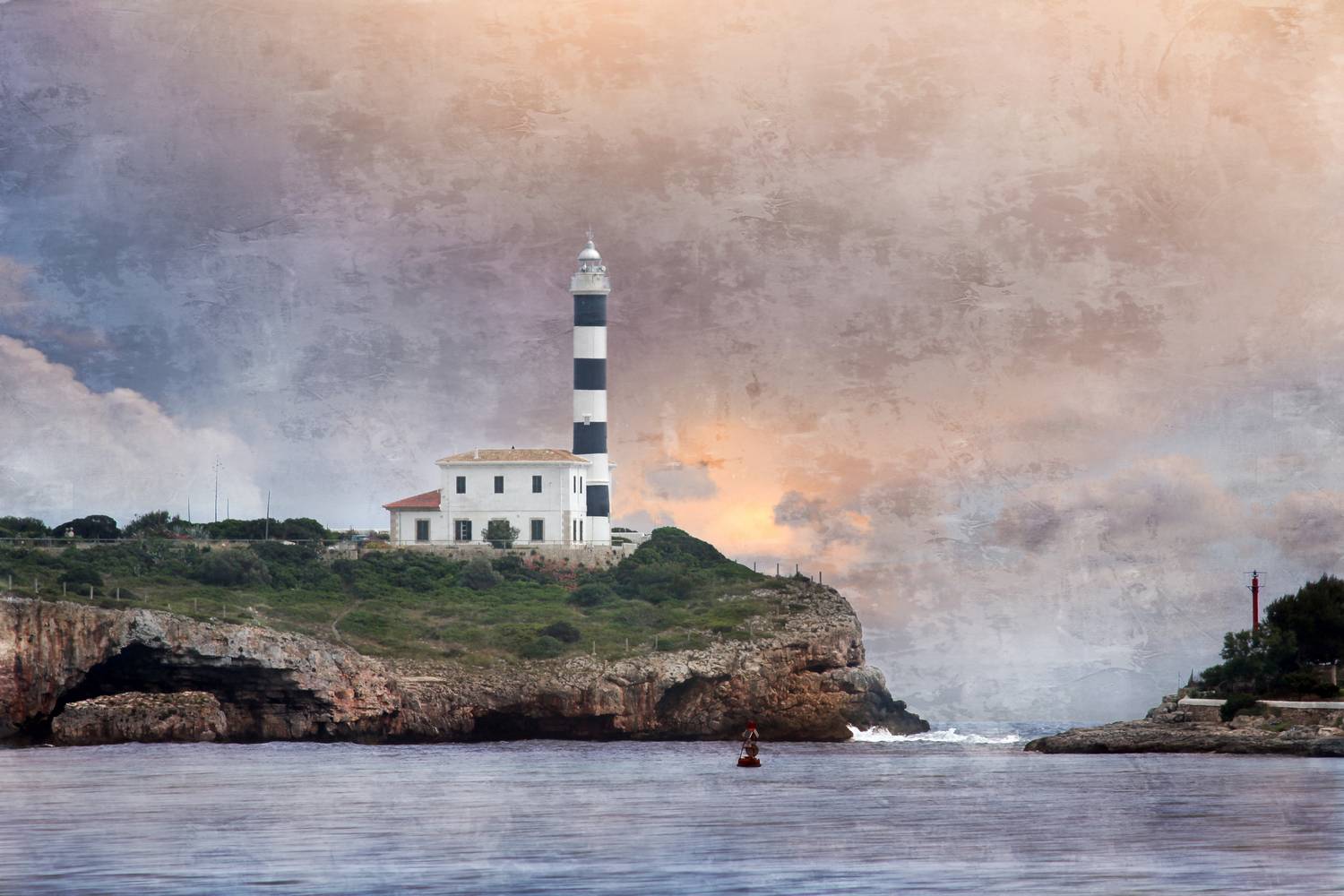 Porto Colom Lighthouse from Regina Porip