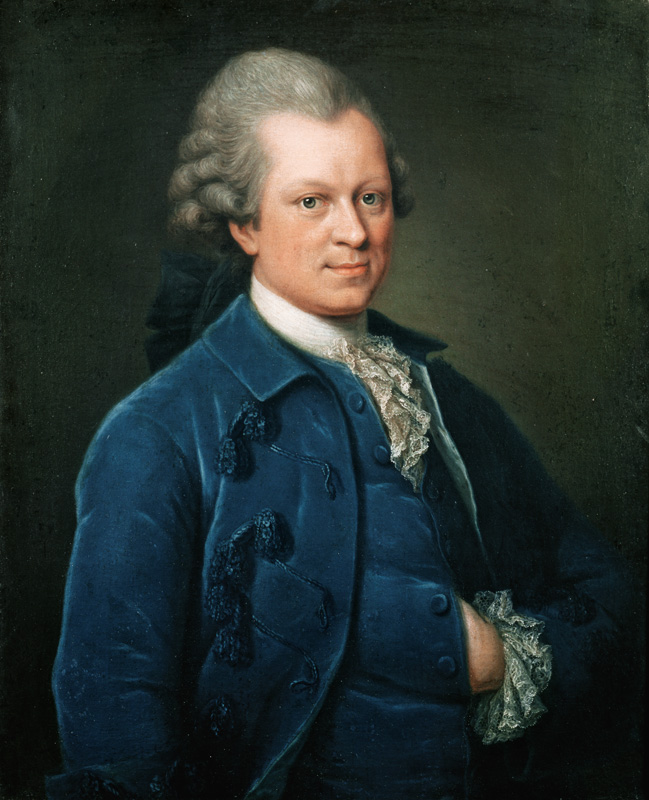 Portrait of Gotthold Ephraim Lessing from Portraitmaler (18.Jh.)