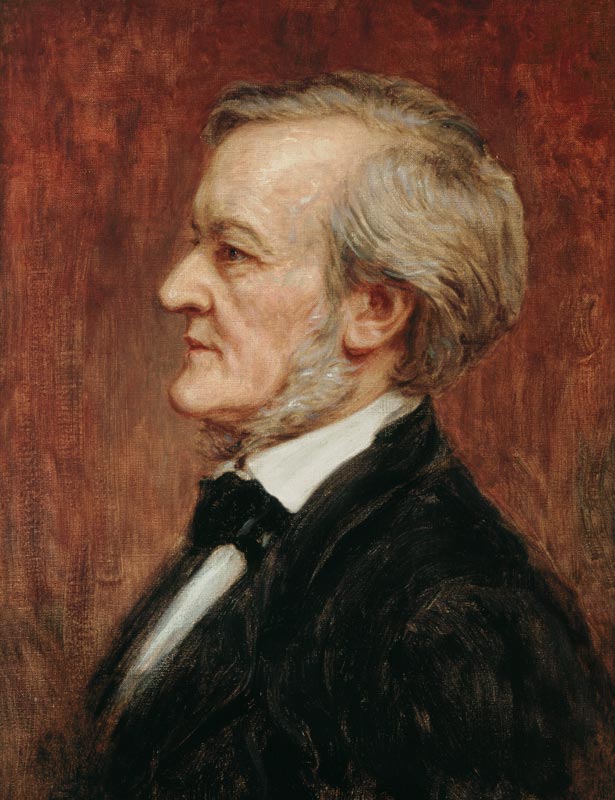 Portrait of Richard Wagner from Portraitmaler (19.Jh.)