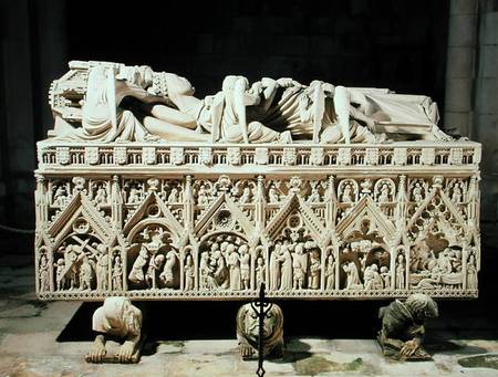 The Tomb of Ines de Castro (d.1355) from Portuguese School