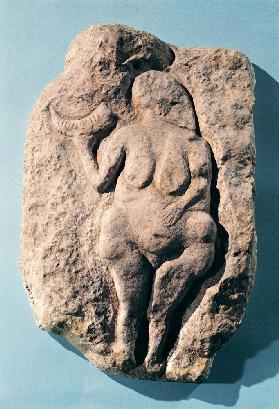 Venus with a horn, from Laussel in the Dordogne